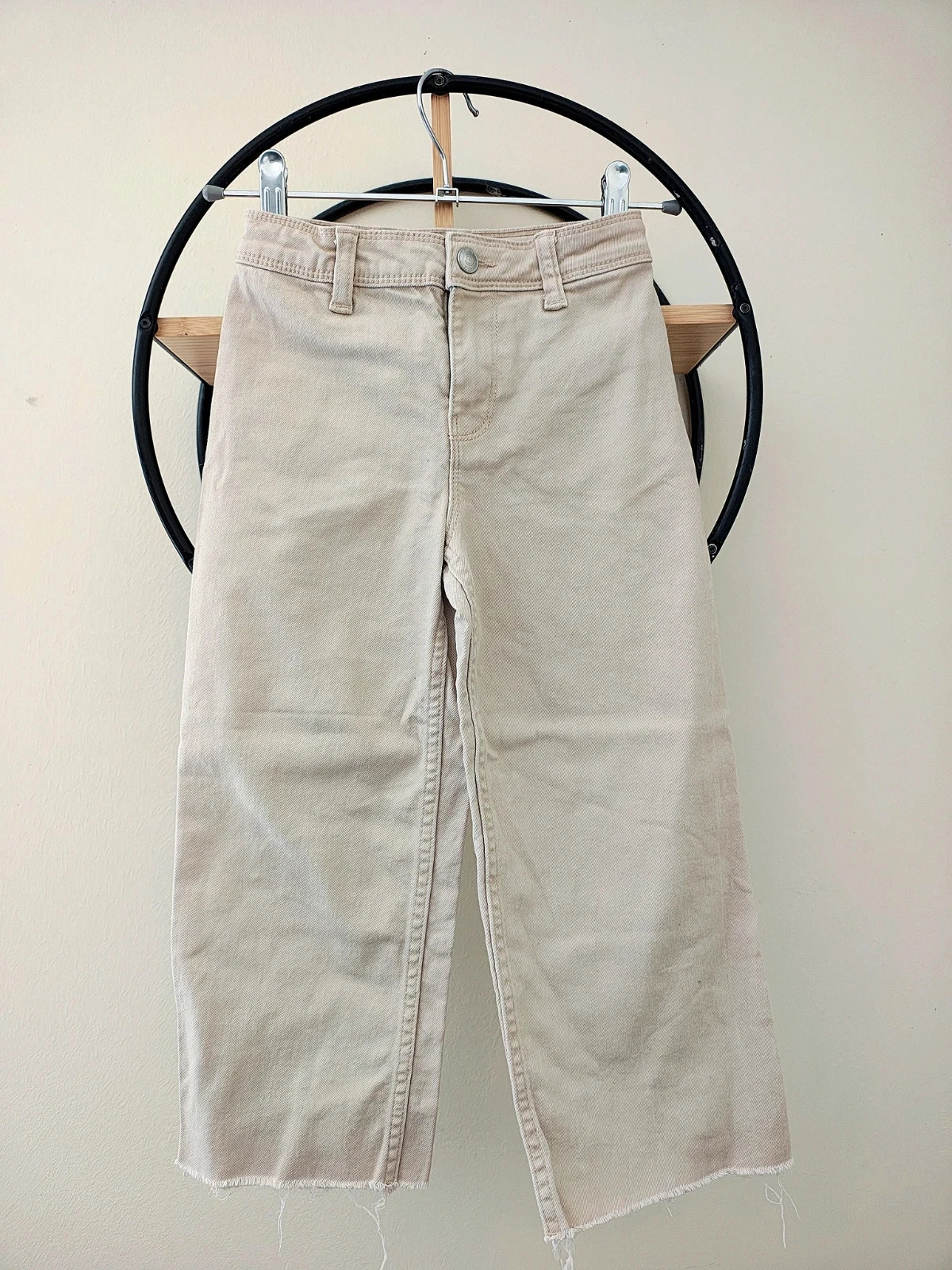 5 ans pantalon jean beige wide Kiabi